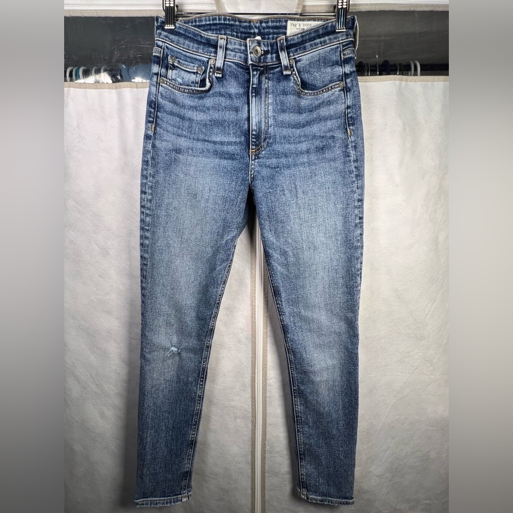 Rag & Bone Nina High-Rise Stretch Skinny Jeans Excellent Condition Size 25